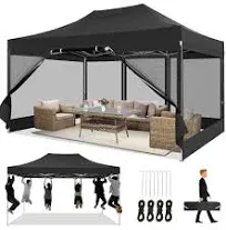 Tooluck 10x10 Heavy Duty Pop Up Canopy Tent