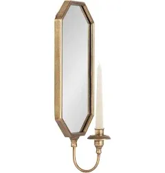 Kate and Laurel Wardelle Vintage Mirrored Wall Sconce