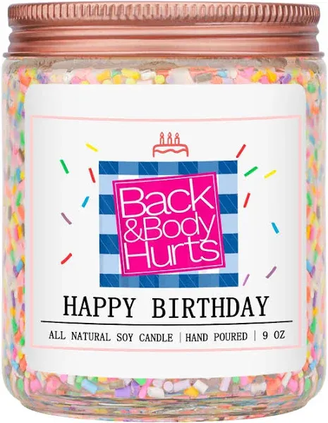 Homsolver Birthday Candles Gifts for Her and Him, Birthday Gifts for Women Men, Unique Best Friend Birthday Gift Ideas -Happy Birthday Candles