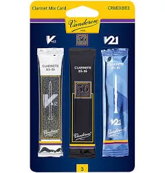 Vandoren CRMIXB3 BB Clarinet Reed Mix Card