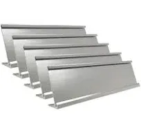 2&#034; x 8&#034; Aluminum Desk Name Plate Holder, Office Business Desk Sign Holder Des...