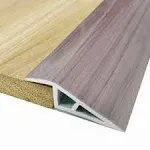 Door-Threshold-Ramp Floor-Transition-Strip 36 inch, Threshold 3/4''~4/5'', Thresholds for Doorways, Wheelchair Ramp Edge-Reducer for Door/Floor (Gray Wood Grain)