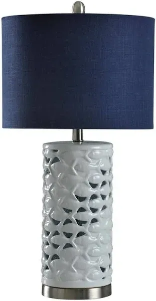 Stylecraft School of Fish Cylindrical Table Lamp