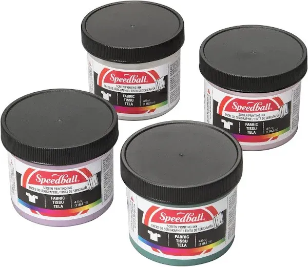 Speedball Fabric Screen Printing Ink Set Polished Pastels