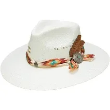 Charlie 1 Horse Women&#039;s Navajo Straw Hat - Natural - XL