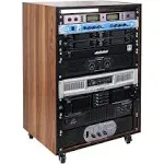 Sound Town DIY 16U Studio Rack SDRK-16WN