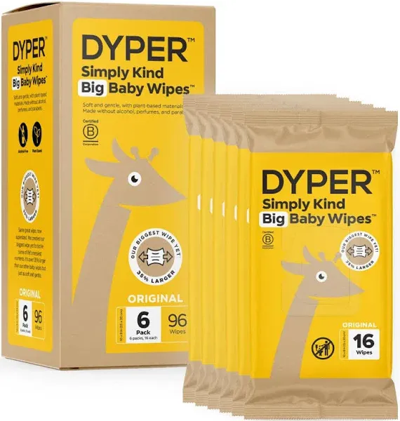 DYPER Big Baby Wipes