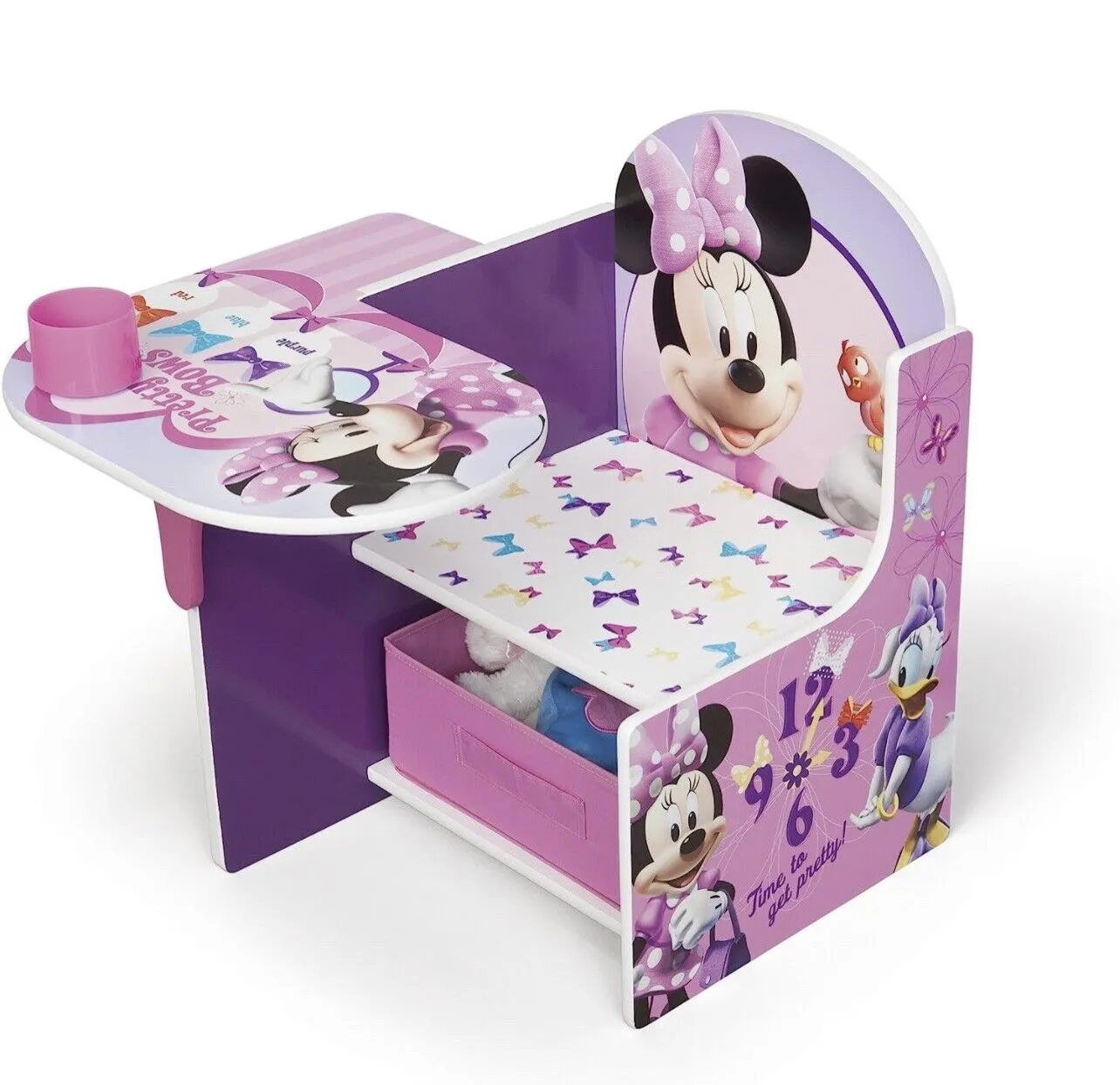 Delta Children Chair Desk With Storage Bin, Disney Minnie Mouse