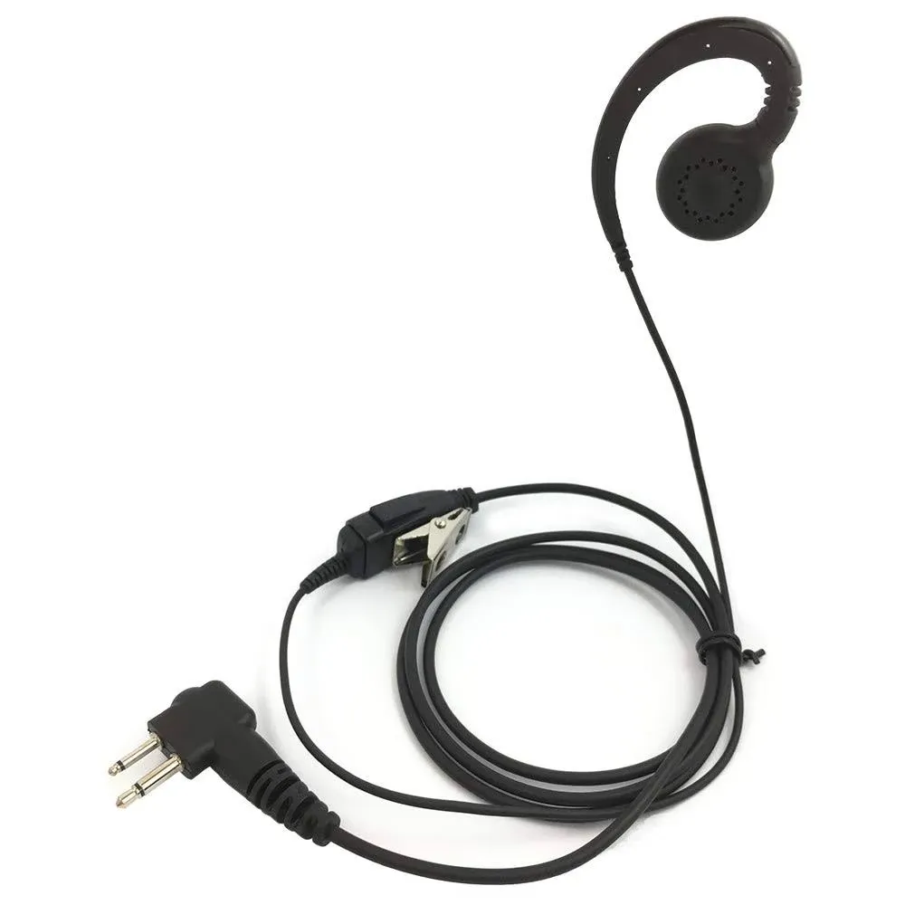 PTT Mic Swivel Earpiece for Motorola Radios CP110 CP200 CLS1110 CLS1410 RDM2070D