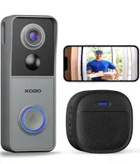 XODO VD2 Smart Wi-Fi 2K Wireless Video Doorbell