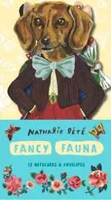 NATHALIE LETE FANCY FAUNA NOTECARDS SET