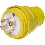 Molex - 28W75 - WOD WATERTITE PLUG WITH LOCKING BLADE 3 POLE/4 WIRE NEMA L15-30 3 250V CORD GRIP BODY SIZE F4 WOODHEAD ( Each )