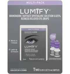 LUMIFY Redness Reliever Eye Drops 0.08 Ounce (2.5mL)