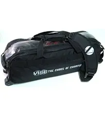 VISE Clear Top 3 Ball Roller Bowling Bag