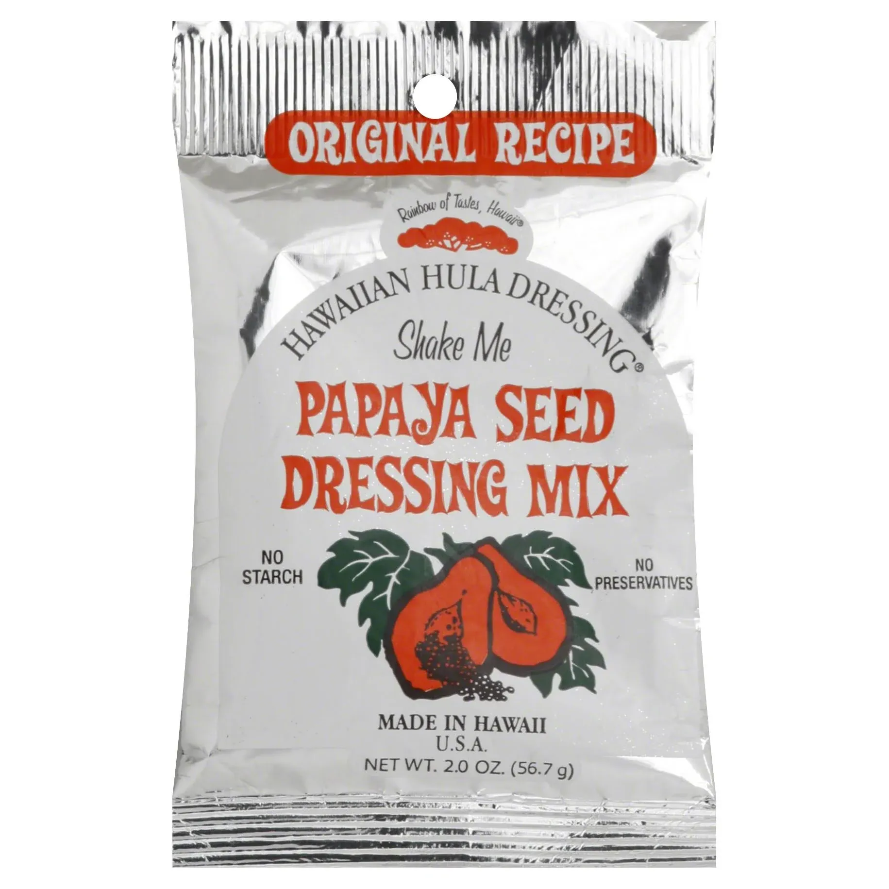 Hawaiian Papaya Seed Dressing Mix