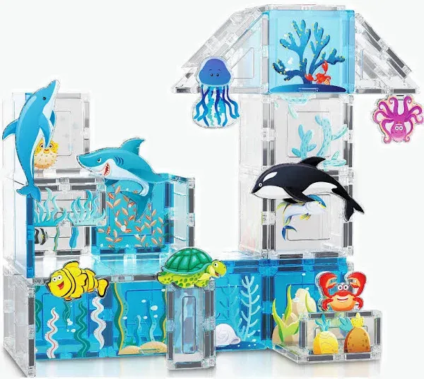 PicassoTiles Aquarium Theme Set