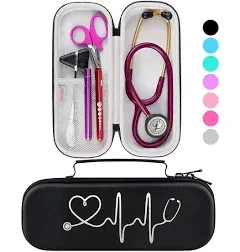 BOVKE Stethoscope Case for 3M Littmann Classic III, Lightweight II S.E, 