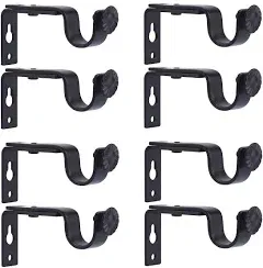 Anndason Heavy Duty Curtain Rod Brackets