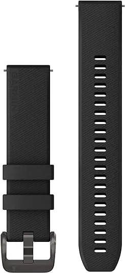 Garmin Quick Release Bracelet 20 mm, Suitable for Venu, Venu 2Plus, Venu SQ/ SQ2, Vivoactive 3/5, Vivomove Series, Forerunner 55/245/645, Approach S40/S42/S12, D2 Air