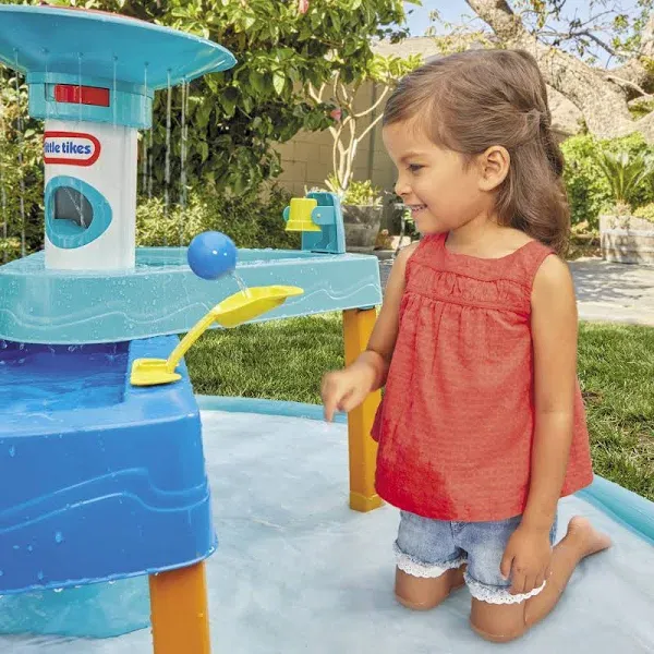 Little Tikes 3-in-1 Splash &#039;n Grow Outdoor Water Play Table with Accessories