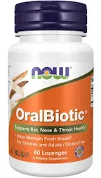 Now OralBiotic 60 Lozenges