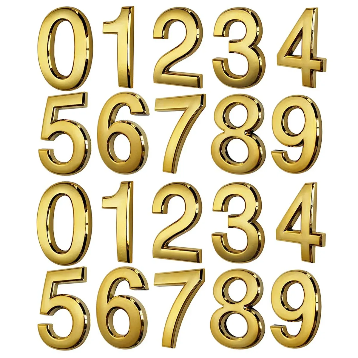 HopeWan Mailbox Numbers 2 Inch Door Address Number Stickers for Office Apartment Room