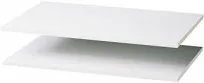 Easy Track 2 Ft. W. x 14 In. D. Laminated Closet Shelf, White (2-Pack) RS1423