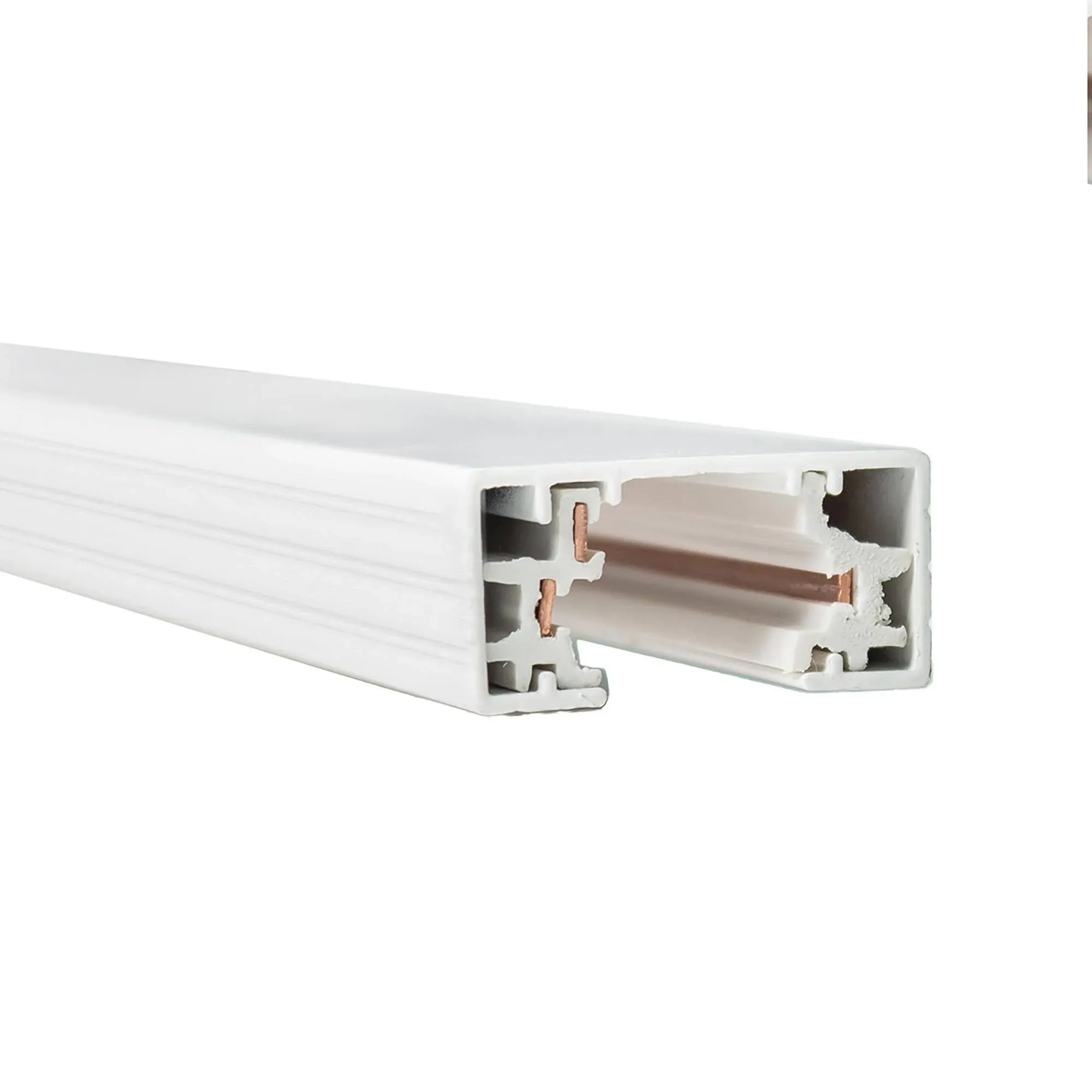 120V Track 1 Light 120 White Track Accessory Ceiling Light