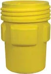 Eagle 1690 Overpack Drum, 95 gal, Screw Top Lid, Yellow