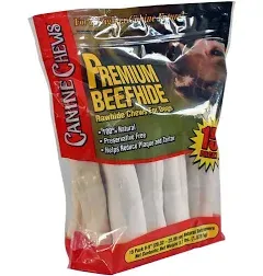 Canine Chews Premium All-Natural Beef Hide Canine Retrievers (15 Count)