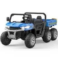 Electric Utility Vehicles UTV 4WD Battery Powered 24V Ride on Dump Truck for kid