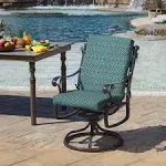 Arden Selections Outdoor Dining Chair Cushion 20 x 20, Alana Tile