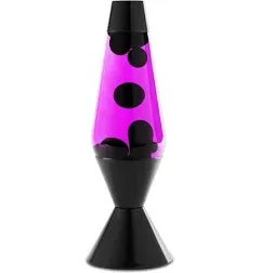 Spencer's 16.3 inch Purple and Black Lava Lamp