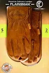 Plainsman Premium Cabretta Leather Gloves, 2 pack, Small