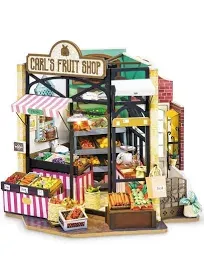 Carl's Fruit Shop DIY Minature House Kit