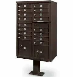 Postal Products 16 Door Cluster Mailbox Unit