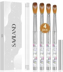 Saviland Kolinsky Women's Acrylic Nail Brush Set