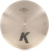 Zildjian 20" K Custom Flat Top Ride Cymbal | Reverb