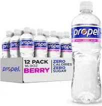 Propel Immune Support, Lemon Blackberry, 16.9 Fl Oz (Pack of 12)