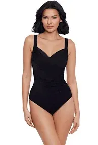 Miraclesuit Long Torso Must Haves Sanibel One Piece Swimsuit