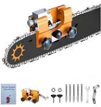 Chainsaw Sharpener, Portable Chain Saw Sharpening Tool Set, Sharpener File Table, Quick Sharpening, Suitable for All Kinds of Chain Saws and Electric Saws