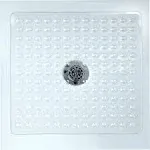 SlipX Solutions Deluxe Square Shower Mat - Clear 21" x 21"