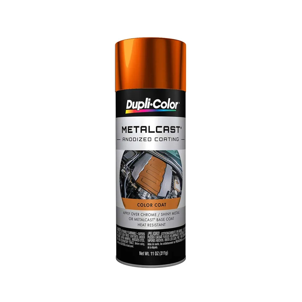 MC205 Metalcast Automotive Spray Paint - Orange Copper Anodized Coating - 11 ...