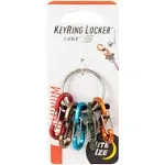 Nite Ize Aluminum Keyring Locker S-Biner - Carabiner Accessories for Keychain Organization - Keyring with 5 Assorted Color S-Biner MicroLock Carabiners