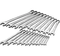 SK HAND TOOL 23 Piece 12 Point SuperKromeMetric Combination Wrench Set SK86225