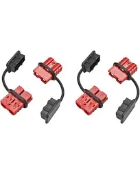 Extreme Max Quick Connect Battery Plug for ATV / UTV Winches (2-Pack)