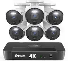 Swann Security System 8 CH, 5 In/Outdoor Cameras 4k, 2Tb HDD, SONVK-876806