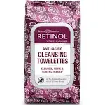 Retinol Cleansing Towelettes Removes Makeup 60 Ct