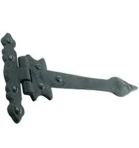 Renovators Supply Black Wrought Iron Door Strap Hinge