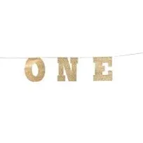 Fun Express Gold Glitter One Garland